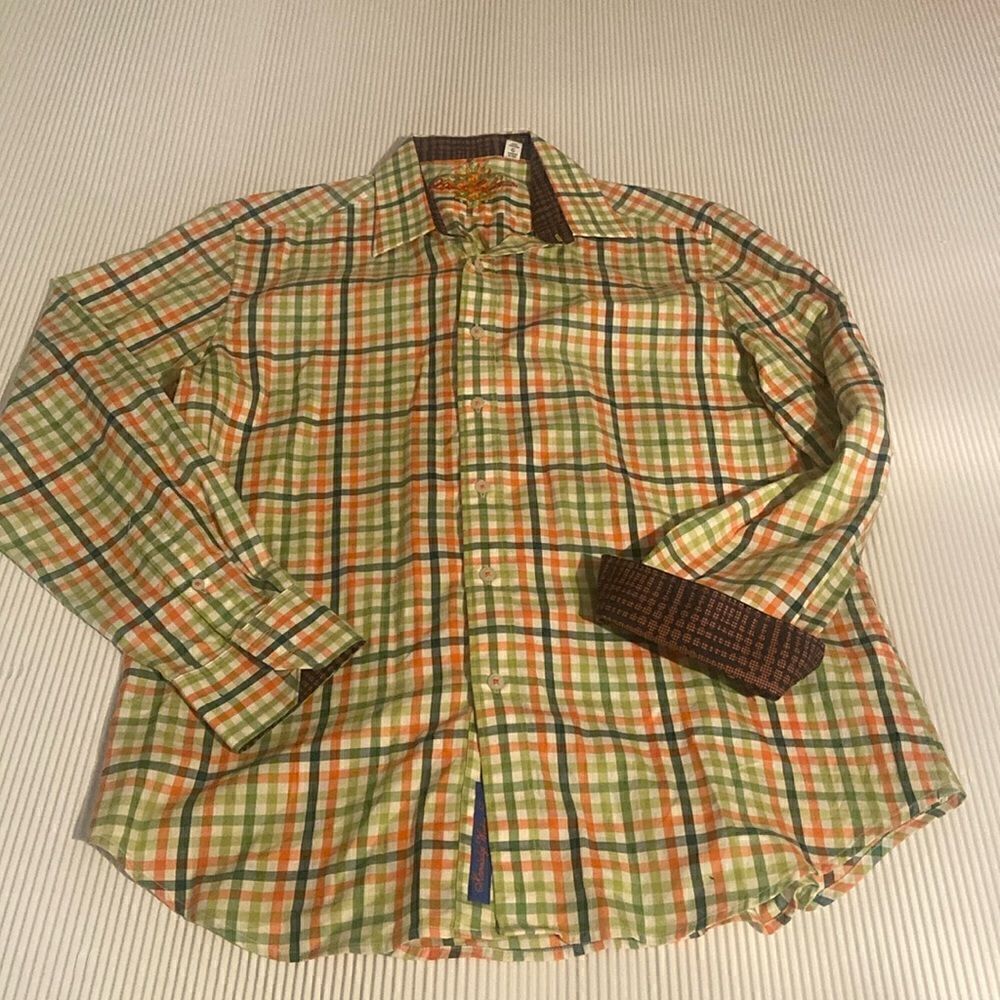 Men’s Button Down Robert Graham Shirt Men’s Large